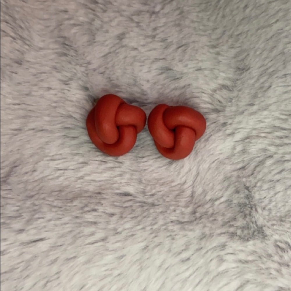 Handmade polymer clay earrings